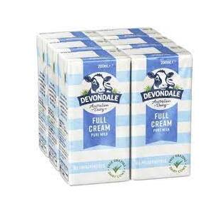 Devondale full cream milk 200ml