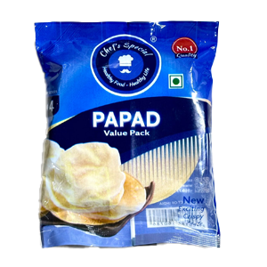 Papad (Papadam) 60 x 100g  – Chef’s Special